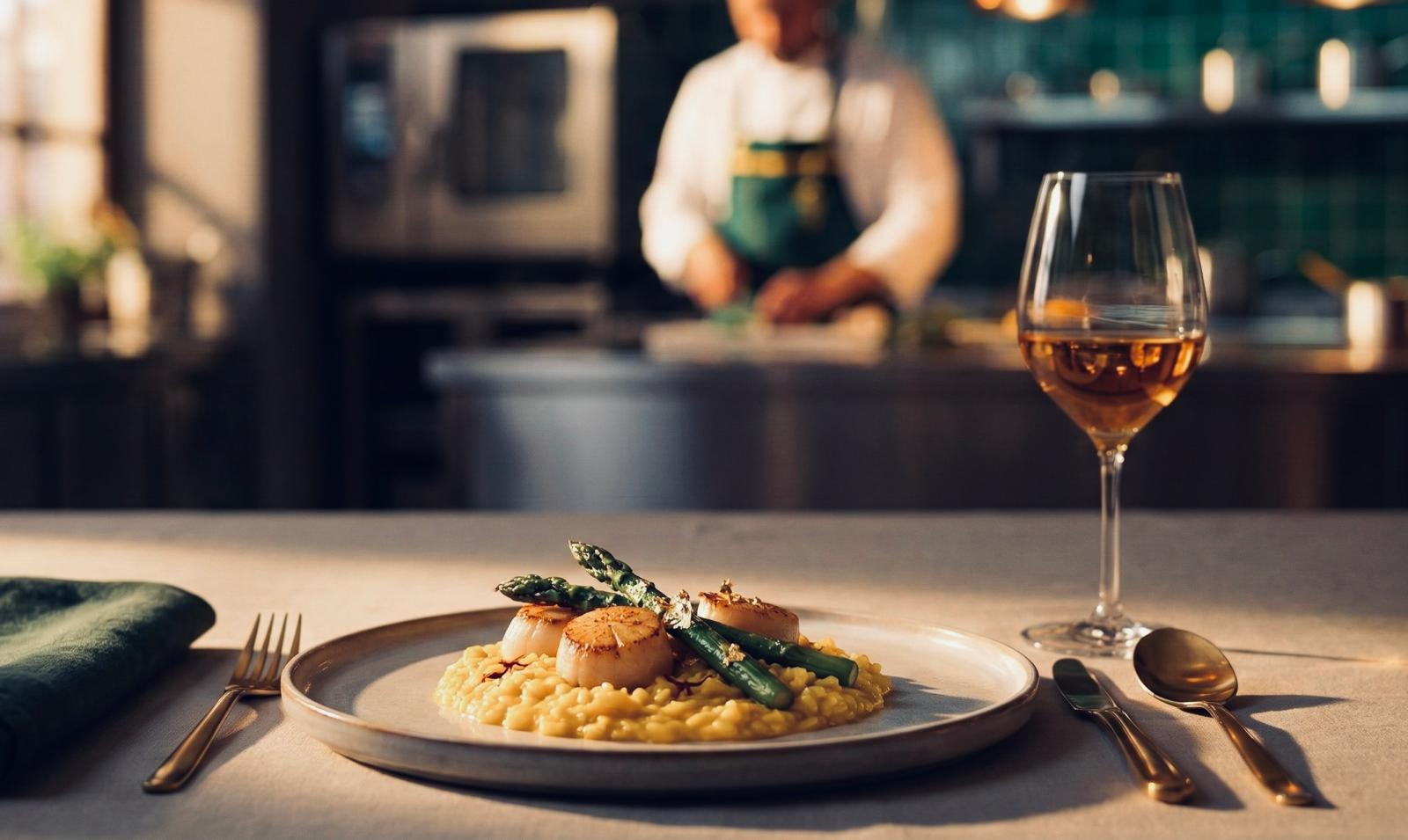 Risotto by private chef